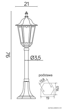 Торшер РЕТРО МИДИ - K 5002/3 M - SU-MA