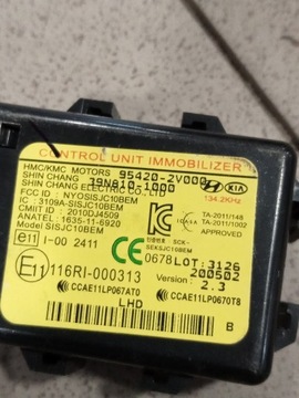 фото thumb №5, Hyundai i40 набір імобілайзер 39120-2a209