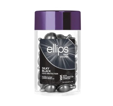 Ellips Hair Vitamin Silky Black Pro-Keratin Complex ампулы для волос 50 шт.