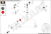 фото thumb №10, Сайлентблок важеля перед l/p нижній з t tedgum ted60987 підшипниковий вузол,