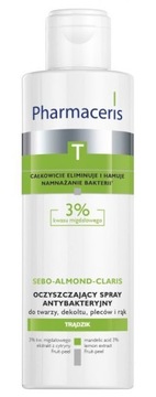 PHARMACERIS T SEBO-ALMOND-CLARIS Bakteriostatyczny płyn oczyszczający 190ml