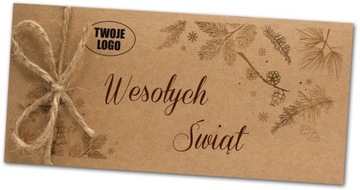 Życzenia świąteczne gwiazdkowe z logo PAKIET 150x
