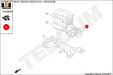 фото thumb №12, Подушка двигателя левая audi seat skoda vw fox polo