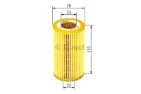 Купити Bosch фільтр оливи mercedes om314 364 77-, фото thumb