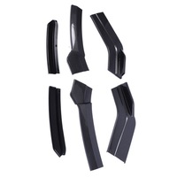 фото thumb №7, Спліттер передній бампера стиль волокна вугільний спойлер бампера дифузор