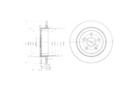 фото thumb №1, Delphi bg3593 диск тормозная