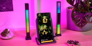 Эквалайзер RGB Redleaf 32LED 3d - черный