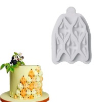 Силиконовая форма Рюш, материал волна А0128