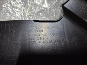 фото thumb №14, Hyundai tucson iv 2020 спойлер накладка бампера зад pdc 86612-n7020 нове