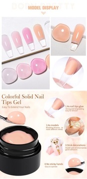 BORN PRETTY 5 г Твердый гель для типсов Твердый гель N