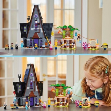 LEGO Гадкий Я 4 Миньоны Грю и семейный особняк миньонов 75583