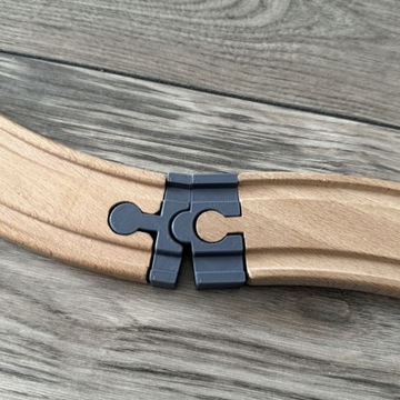 4 мини-гибких соединителя для деревянных железнодорожных путей для Ikea Lidl и других