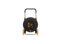 Fiskars Waterwheel M Тележка с катушкой черная оранжевая
