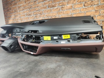 фото thumb №15, Bmw 7 g11 g12 оригінальна панель роздавальна консоль шкіра nappa hud amarone