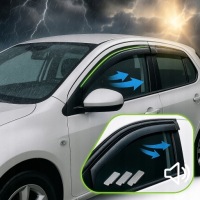 фото thumb №12, Ветровики стекло heko защитные накладки toyota yaris iv 5d od 2019