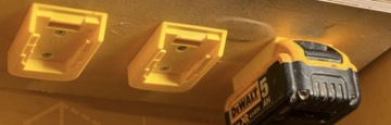 Аккумулятор Dewalt, 6 шт., держатели для аккумуляторов, аккумулятор 18 В, 54 В, 60 В, 3 желтых, 3 черных
