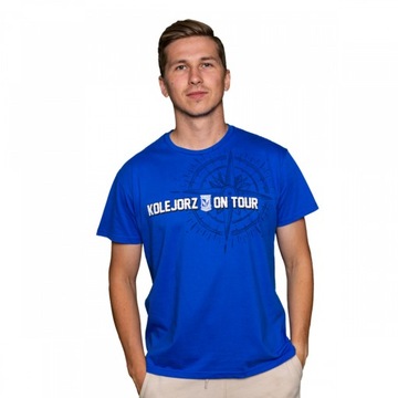 ФУТБОЛКА LECH POZNAŃ KOLEJORZ ON TOUR СИНЯЯ XL