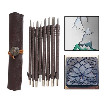 8x carving tools in
