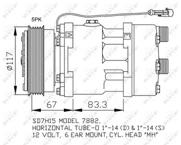 фото thumb №16, Компрессор климат. fiat nrf 32779 компрессор, кондиционер