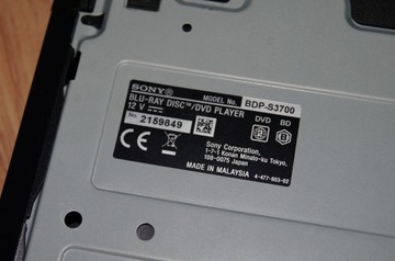 odtwarzacz blu-ray dvd sony BDP-S3700