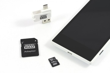 Карта памяти GOODRAM 128 ГБ M1A4 UHS-I microSDHC + адаптер