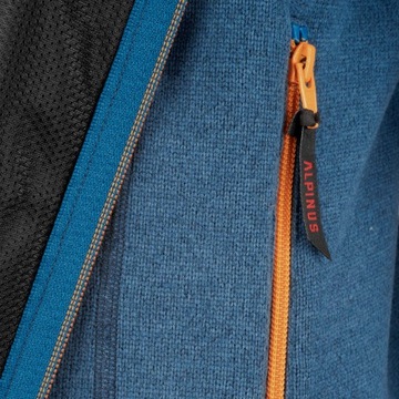 Alpinus Dettifoss мужская флисовая толстовка синяя флисовый топ Polartec M