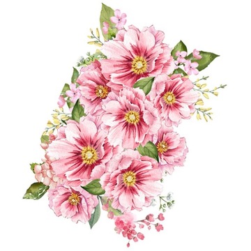 KWIATY ROŚLINNE 35,00X25,00X0,10CM