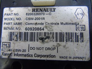 фото thumb №3, Панель навігації renault 8200326970c