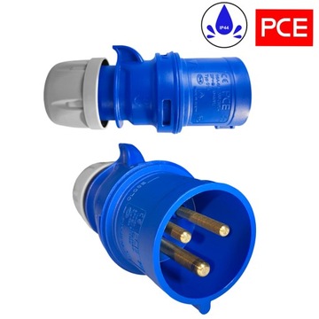 Przedłużacz gumowy CEE H05RR-F 30m 3x2,5 odwrócony