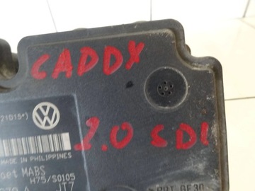 фото thumb №5, Vw caddy iii 2004 2.0 sdi насос тормозная abs 2k0907379a