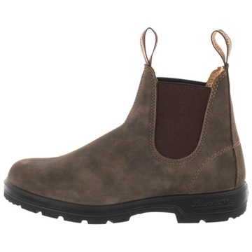 Buty Wsuwane Sztyblety Skórzane Blundstone 585 Rustic Brown Brązowe