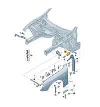 фото thumb №3, Завершение заглушка накладка порога audi a5 левая оригинал od aso