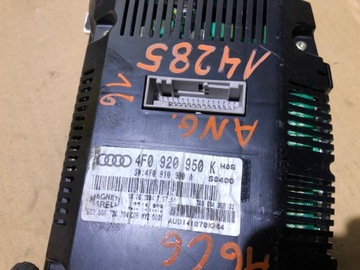 фото thumb №6, Спидометр приборы audi a6 c6 ang uk 4f0920950k