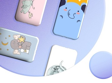 ETUI DO SAMSUNG GALAXY M21 WZORY SŁOŃ SŁONIE SŁONIKI OBUDOWA POKROWIEC CASE