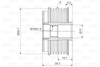 фото thumb №2, Сцепление генератора valeo 588021 6204889