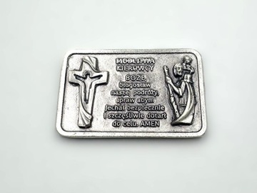 Сент -Криштоф для машины, молитва водителей, табличка, самоодгезив