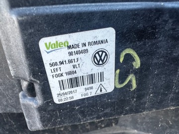 фото thumb №13, Vw golf 7 vii рестайлинг 2017-2019 бампер перед переднее 5g0807221fl