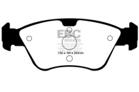 фото thumb №2, Тормозные колодки тормозные ebc ultimax2 black - mercedes slk r170 перед
