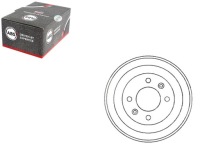 фото thumb №1, Тормозные барабаны тормозные citroen berlingo 96-08 a.b.s.