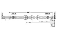 фото thumb №2, Шланг тормозной elast. seat cordoba cordoba vari