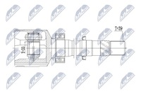 фото thumb №2, Npw-re-076 nty шарнир внутренний renault talisman