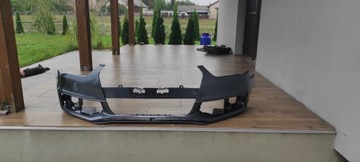 фото thumb №13, Бампер перед переднее audi a4 b8 рестайлинг sline s-line s line ксенон lz7s готовый