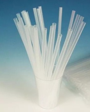 ПРОЗРАЧНЫЕ ПЛАСТИКОВЫЕ СОЛОМКИ 24см (500)REDPLAST