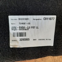 фото thumb №7, Bmw f07 обшивка коврик задняя anthrazit 7244567