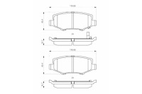 фото thumb №2, Гальмівні колодки гальмівні задня dodge nitro jeep cherokee compass wrangler iii
