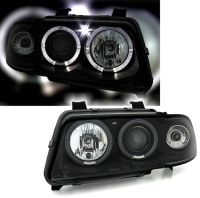 Фонари audi a4 b5 95-98r angel eyes кольца led sonar черный Цена, фото thumb