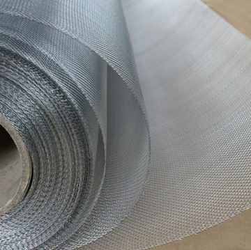 SIATKA TKANA STALOWA STAL NIERDZEWNA 1,2x1,2mm szer.100cm 5m2 INOX304 BRANN