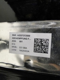 фото thumb №12, Mercedes s klasa 223 w223 двері задні праве a2237300400 long 197