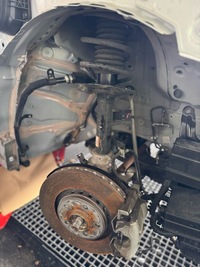 фото thumb №3, Renault megane v e-tech левая поворотный кулак амортизатор перед ступица рычаг