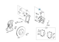 фото thumb №1, Оригінальний супорт гальмівний правий перед mercedes w204